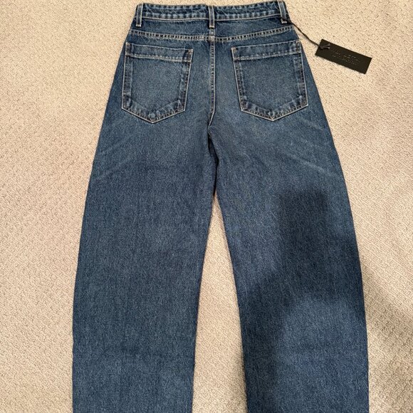 New Nili Lotan Otis Barrel Jeans Size 26 - Simon Wash - Picture 3 of 4